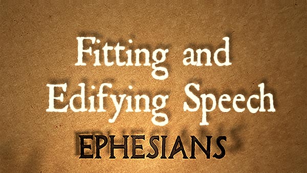 Fitting and Edifying Speech